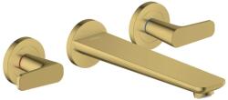 Hansgrohe Citterio C - Falsík alatti kádcsaptelep, 3 nyílásos beépítés, polírozott arany 49482990 (49482990)