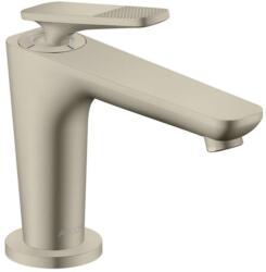 Hansgrohe Citterio C - Mosdócsaptelep leeresztővel, EcoSmart, CoolStart, csiszolt nikkel 49021820 (49021820)