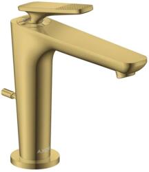 Hansgrohe Citterio C - Mosdócsaptelep leeresztővel, EcoSmart, CoolStart, polírozott arany 49031990 (49031990)
