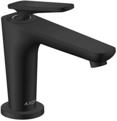 Hansgrohe Citterio C - Mosdócsaptelep leeresztővel, EcoSmart, CoolStart, matt fekete 49020670 (49020670)