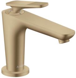 Hansgrohe Citterio C - Mosdócsaptelep leeresztővel, EcoSmart, CoolStart, csiszolt bronz 49021140 (49021140)