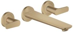 Hansgrohe Citterio C - Falsík alatti kádcsaptelep, 3 nyílásos beépítés, csiszolt bronz 49482140 (49482140)