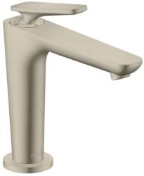 Hansgrohe Citterio C - Mosdócsaptelep leeresztővel, EcoSmart, CoolStart, csiszolt nikkel 49040820 (49040820)