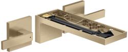 Hansgrohe MyEdition - Falsík alatti mosdócsaptelep, EcoSmart leeresztővel, csiszolt bronz/lemez nélkül 47082140 (47082140)
