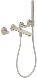 Hansgrohe Citterio C - Falsík alatti kádcsaptelep, 4 nyílásos beépítés, tartozékokkal, csiszolt nikkel 49481820 (49481820)