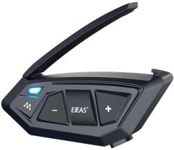  Ejeas MS20 Motoros Intercom kommunikációs rendszer - Fekete (MS20)