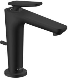 Hansgrohe Citterio C - Mosdócsaptelep leeresztővel, EcoSmart, CoolStart, matt fekete 49030670 (49030670)