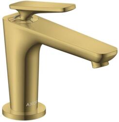Hansgrohe Citterio C - Mosdócsaptelep leeresztővel, EcoSmart, CoolStart, polírozott arany 49020990 (49020990)