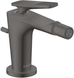 Hansgrohe Citterio C - Bidé csaptelep leeresztővel, szálcsiszolt fekete króm 49211340 (49211340)
