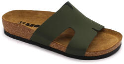  0Ft kiszállítás! Leon Comfortstep 4054 zöld női bőr papucs 36-41 -Birkenstockhoz hasonlatos talppal