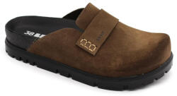  0Ft kiszállítás! Leon Comfortstep 6001 barna női bőr klumpa 36-41- Birkenstockhoz hasonlatos talppal