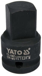 TOYA Gépi dugókulcs adapter 1/2" -> 3/4" CrMo (YT-1067) - szerszamplaza