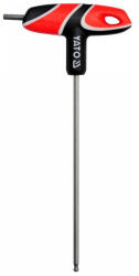 TOYA Gömbfejű imbusz T-kulcs 4, 0 mm / 13 x 140 mm S2 (YT-05588)