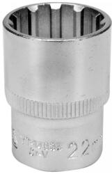 TOYA Dugókulcs Spline 1/2" 22 mm CrV (YT-14834)