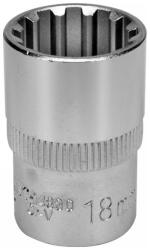 TOYA Dugókulcs Spline 1/2" 18 mm CrV (YT-14830)