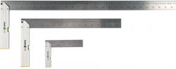 VOREL Libellás derékszög készlet 3 részes 150 /400 / 700 mm inox (18390) - szerszamplaza