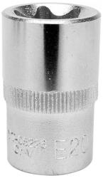 TOYA Dugókulcs külső Torx 1/2" E20 CrV (YT-05226) - szerszamplaza