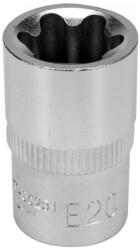 TOYA Dugókulcs külső torx 1/2" E20 CrV (YT-05251)