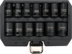 TOYA Gépi dugókulcs készlet 13 részes 1/2" 10-24 mm CrMo (YT-10251)