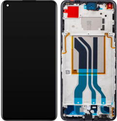 Realme Piese si componente Display - Touchscreen Realme GT2, Cu Rama, Negru, Service Pack 4909345 (4909345) - pcone