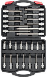 TOYA Bit dugókulcs készlet 26 részes 1/2" Spline (YT-77542) - vasasszerszam
