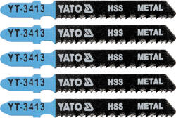 YATO Dekopírfűrészlap fémre T-befogás 12TPI 75/1, 0 mm HSS (5 db) (YT-3413) - szerszamplaza