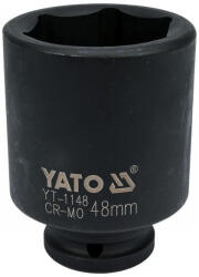 TOYA Gépi hosszú dugókulcs 3/4" 48 mm CrMo (YT-1148)