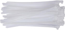 TOYA Kioldható kábelkötegelő 7, 6 x 200 mm fehér (100 db) (YT-70663)