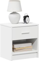 vidaXL 2 db fehér éjjeliszekrény fiókkal 39x28x41 cm (858750) - vidaxl