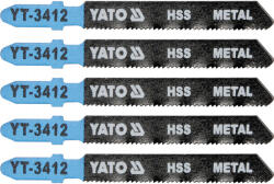YATO Dekopírfűrészlap fémre T-befogás 21TPI 75/1, 0 mm HSS (5 db) (YT-3412) - szerszamplaza