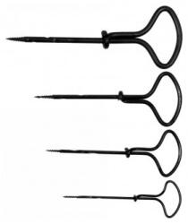 TOYA Kézi fafúró készlet 4 részes 2 - 5 mm (22431)