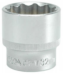 TOYA Dugókulcs 12 szögletű 1/2" 32 mm CrV (YT-1292) - szerszamplaza
