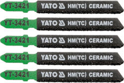 YATO Dekopírfűrészlap kerámiára T-befogás 75/1, 2 mm HM/TC (5 db) (YT-3421)