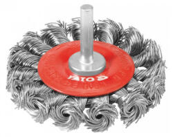 TOYA Csapos sodrott körkefe 75 mm acél (YT-4759)