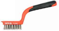 YATO Drótkefe 180 mm 5 soros inox (YT-6340) - vasasszerszam