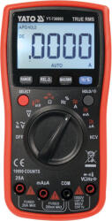 TOYA Digitális multiméter TRUE RMS (YT-730893) - vasasszerszam