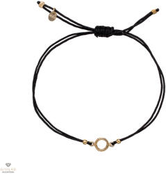 Alisia ezüst Basic Circle Wire karkötő - AL4238-Oro-Nero