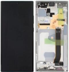 Samsung GH82-31461D Gyári Samsung Galaxy Note20 Ultra SM-N986 fehér LCD kijelző érintővel kerettel előlap kamera nélkül (GH82-31461D)