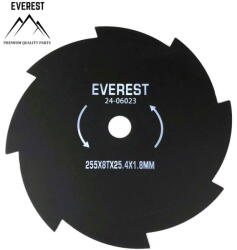 Uniwersalne VÁGÓTÁRCA UNIVERZÁLIS 8 FOG NYÍLÁS ÁTMÉRŐ 25, 4mm SZÉLESSÉG 255mm VASTAGSÁSA 1, 8mm EVEREST (24-06023)