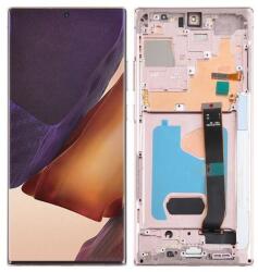 Samsung GH82-31461D Gyári Samsung Galaxy Note20 Ultra SM-N986 bronz LCD kijelző érintővel kerettel előlap (GH82-31461D)