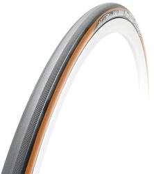 Tufo Calibra Plus 622x25 (700C) országúti külső gumi (köpeny) kevlárperemes, defektvédett (Puncture Proof), SPC Silica, fekete bézs, 210g
