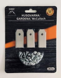 Husqvarna TARTALÉK KÉS ROBOTFŰNYÍRÓHOZ HUSQVARNA GARDENA 43mm - 30 db EVEREST (33-05010)