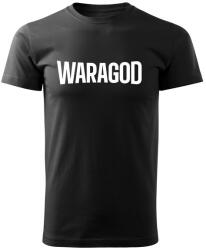 DRAGOWA Tricou scurt Waragod FastMERCH, negru 160g/m2