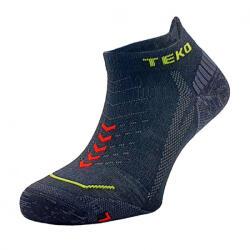TEKO Șosete TEKO de alergat joase și ușoare MERINO eco RUN 1.0 ULTRA, negre