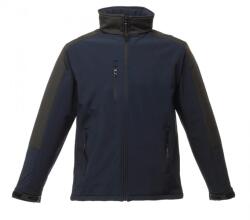 REGATTA Férfi softshell kabát, Hydroforce, 3rétegű membrános vízálló, lélegző L fekete|kék