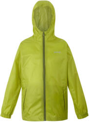 Regatta Great Outdoors Gyerekek/gyerekek Pack It Jacket III Vízálló Packaway Fekete 11/12 EVES sárga|zöld
