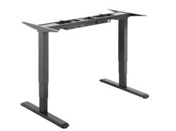 Equip Motoros Asztal láb - 650805 (Dupla motor, állítható magasság: 62cm-128cm, Max. : 125kg, fekete) (650805) - smart-otthon