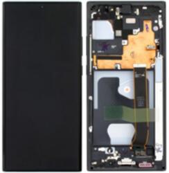 Samsung GH82-31461D Gyári Samsung Galaxy Note20 Ultra / Note20 Ultra 5G fekete LCD kijelző érintővel kerettel előlap (GH82-31461D)