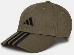 adidas baseball sapka BBALL 3S CAP NL zöld, nyomott mintás, JP0386 - zöld S/M