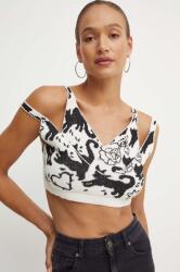 Twinset top kasmír keverékből Marco Rambaldi x Treeblend bézs, 242TP3401 - bézs M